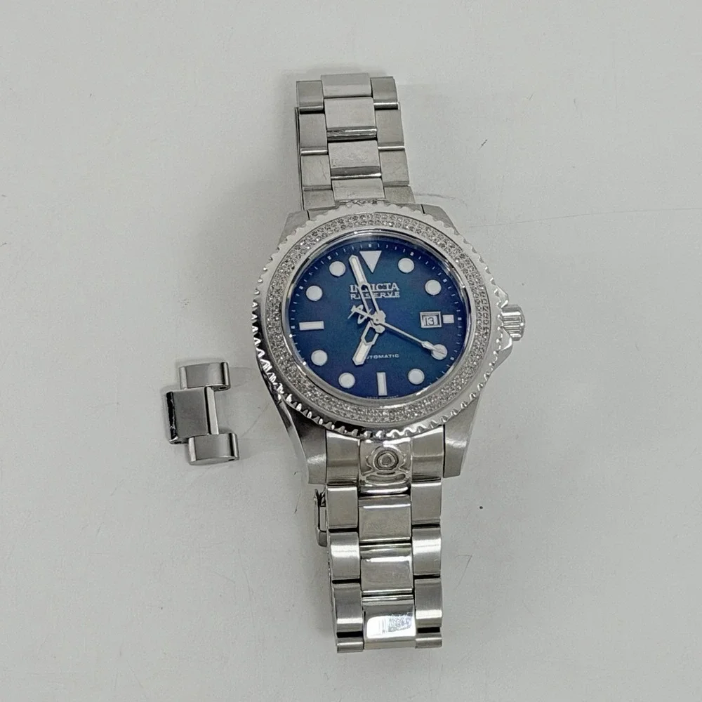 Invicta Pro Diver DIAMOND Bezel Black MOP Dial Automatic Men's 47mm Watch 29917